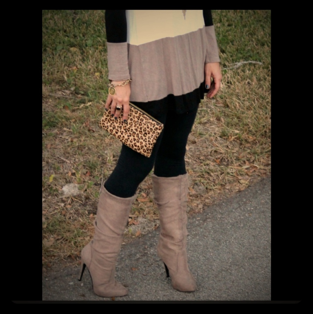 🤩Shoedazzle Izabel High Heel Suede Boots